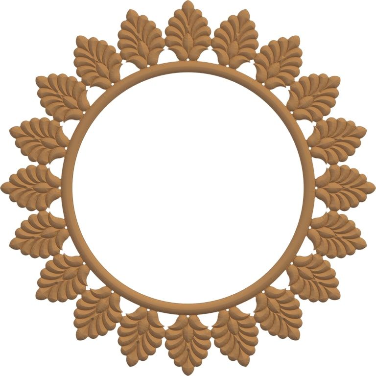 CNC İşleme Mdf Çerçeve 002